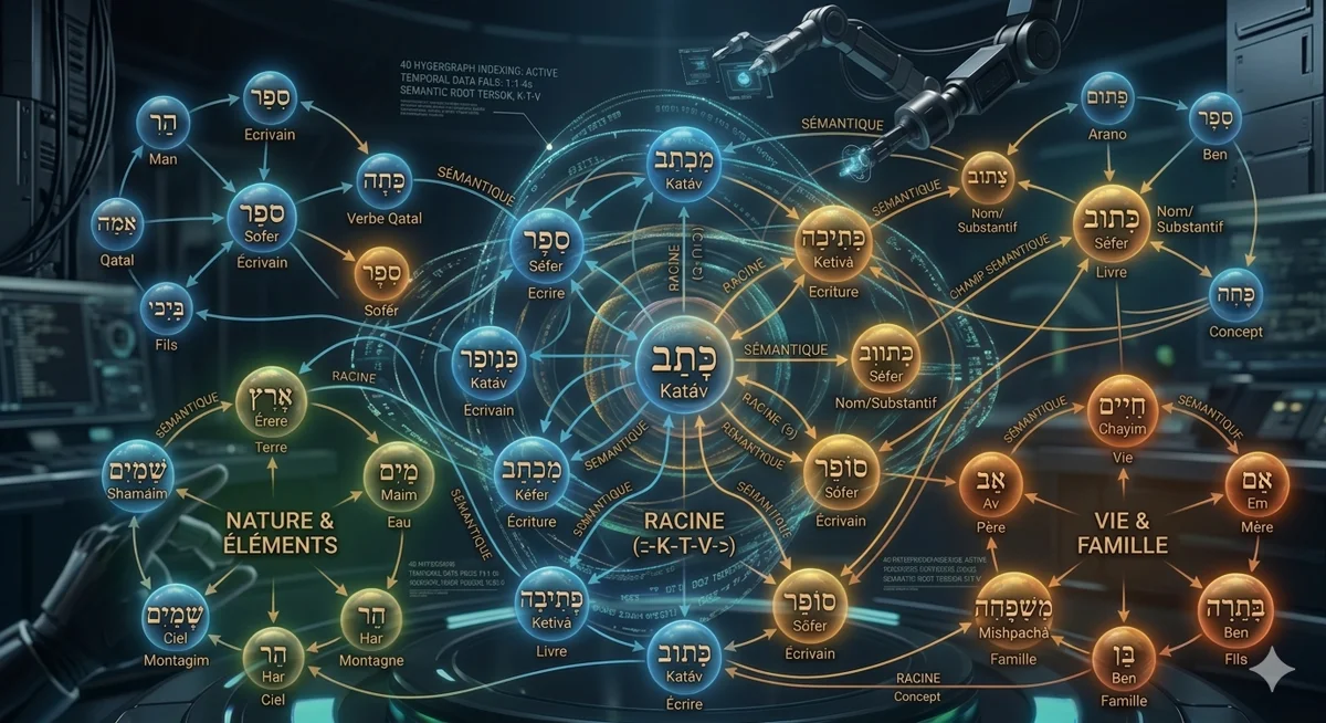 Graphe des racines hébraïques